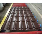 Металлочерепица Металл-Профиль Монтеррей 0,5 PURMAN® RR 32 Темно-коричневый