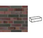 Кирпич клинкерный Muhr 29 S Schwarzblau-bunt Spezial рустик, 290х90х71 мм