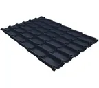 Металлочерепица Grand Line Classic 0,45 Drap ST RAL 7024 Мокрый асфальт