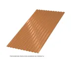 Профлист Металл Профиль МП18 0.5 AGNETA® двусторонний Copper/Copper, Медный/Медный B