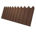 Профнастил фигурный Профлист-Металл C8 0.5 PurLite Matt RAL 8004 Терракота