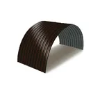 Профнастил Профлист-Металл C10ПГ 0.5 ECOSTEEL® RAL 7024 Темное дерево