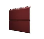 Металлический сайдинг Grand Line ЭкоБрус 0.5 мм Satin RAL 3009 оксидно-красный